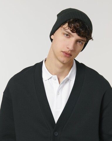 Fisherman Beanie - Black - OS bedrucken, Art.-Nr. STAU771C002OS