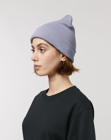 Rib Beanie - Lavender - OS bedrucken, Art.-Nr. STAU772C063OS