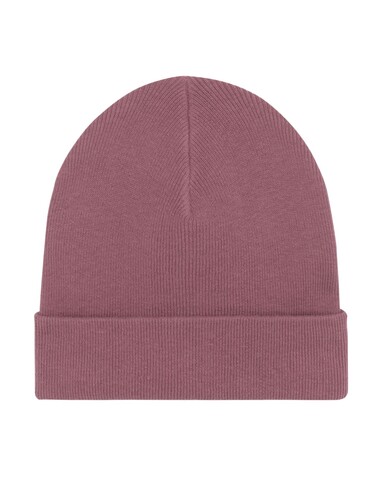 Rib Beanie - Der Rippstrick-Beanie - Hibiscus Rose - OS bedrucken, Art.-Nr. STAU772C062OS