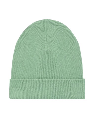 Rib Beanie - Der Rippstrick-Beanie - Dusty Mint - OS bedrucken, Art.-Nr. STAU772C066OS
