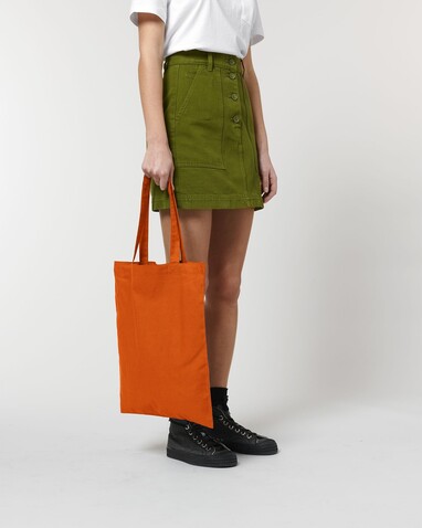 Light Tote Bag - Light Woven Tote Bag - Bright Orange - OS bedrucken, Art.-Nr. STAU773C013OS