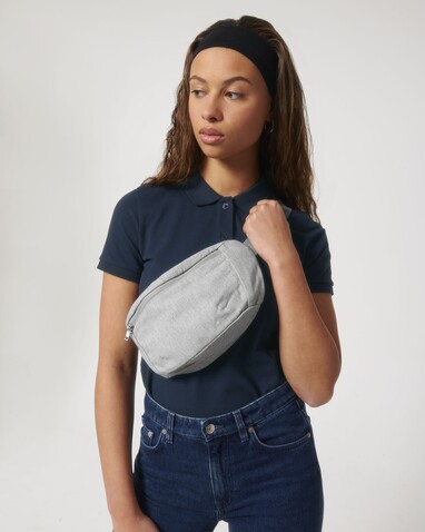 Hip Bag - Die Canvas-Gürteltasche - Heather Grey - OS bedrucken, Art.-Nr. STAU891C250OS