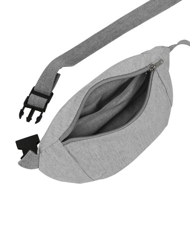 Hip Bag - Die Canvas-Gürteltasche - Heather Grey - OS bedrucken, Art.-Nr. STAU891C250OS