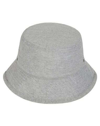 Bucket Hat - Der Canvas-Fischerhut - Heather Grey - S/M bedrucken, Art.-Nr. STAU893C250SM
