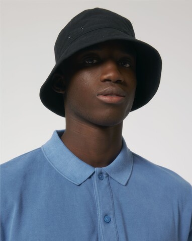 Bucket Hat - Black - M/L bedrucken, Art.-Nr. STAU893C002ML