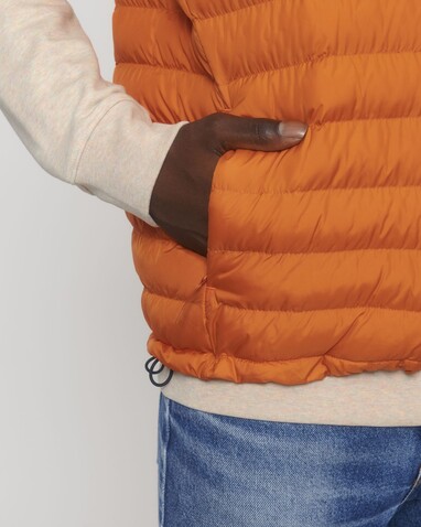 Stanley Climber - Herren-Steppweste - Flame Orange - S bedrucken, Art.-Nr. STJM836C0811S