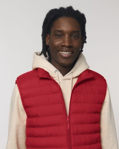 Stanley Climber - Herren-Steppweste - Red - XL bedrucken, Art.-Nr. STJM836C0041X