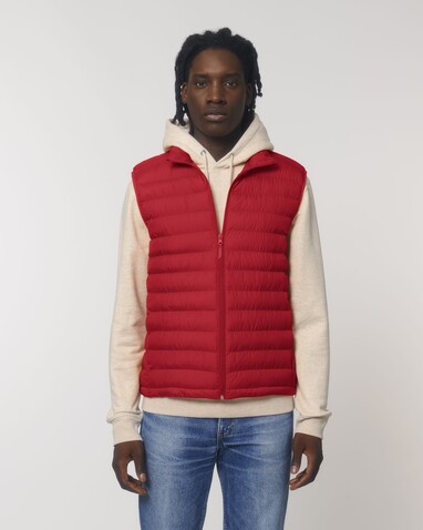 Stanley Climber - Herren-Steppweste - Red - XL bedrucken, Art.-Nr. STJM836C0041X