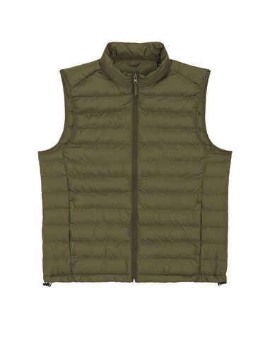 Stanley Climber - Herren-Steppweste - British Khaki - M bedrucken, Art.-Nr. STJM836C0081M