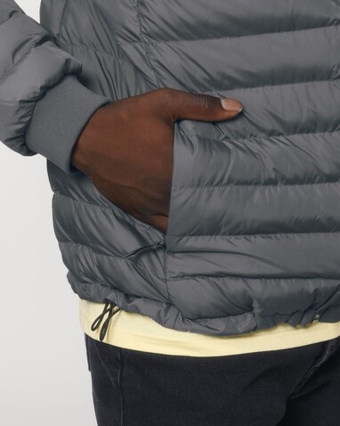 Stanley Voyager - Wattierte Herren Steppjacke - Deep Metal - L bedrucken, Art.-Nr. STJM837C0801L