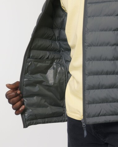 Stanley Voyager - Wattierte Herren Steppjacke - Deep Metal - XXL bedrucken, Art.-Nr. STJM837C0802X