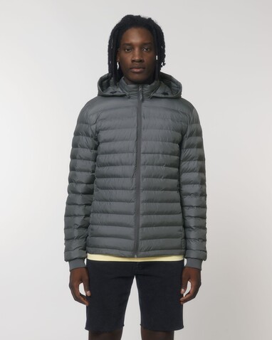 Stanley Voyager - Wattierte Herren Steppjacke - Deep Metal - XXL bedrucken, Art.-Nr. STJM837C0802X