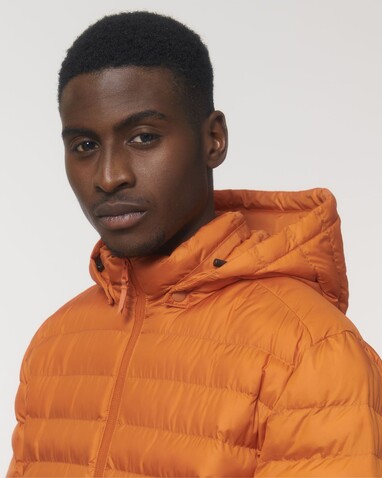 Stanley Voyager - Wattierte Herren Steppjacke - Flame Orange - L bedrucken, Art.-Nr. STJM837C0811L