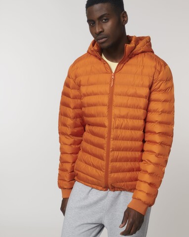 Stanley Voyager - Wattierte Herren Steppjacke - Flame Orange - L bedrucken, Art.-Nr. STJM837C0811L