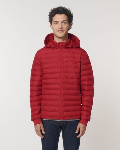 Stanley Voyager - Wattierte Herren Steppjacke - Red - S bedrucken, Art.-Nr. STJM837C0041S