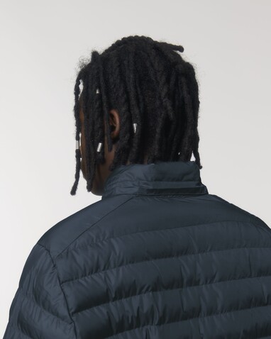 Stanley Voyager - Wattierte Herren Steppjacke - French Navy - L bedrucken, Art.-Nr. STJM837C7271L