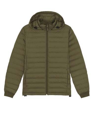 Stanley Voyager - Wattierte Herren Steppjacke - British Khaki - S bedrucken, Art.-Nr. STJM837C0081S