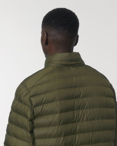 Stanley Voyager - Wattierte Herren Steppjacke - British Khaki - S bedrucken, Art.-Nr. STJM837C0081S