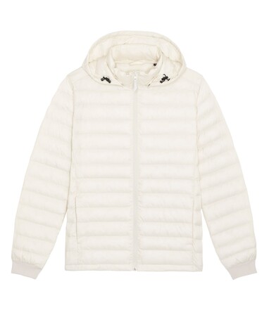 Stanley Voyager - Wattierte Herren Steppjacke - Off White - L bedrucken, Art.-Nr. STJM837C0181L