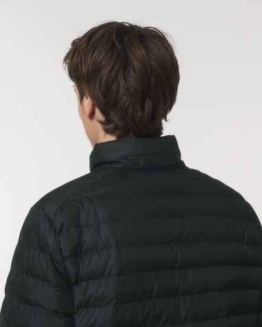 Stanley Voyager - Wattierte Herren Steppjacke - Black - S bedrucken, Art.-Nr. STJM837C0021S