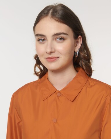 Coacher - Die Unisex-Coach-Jacke - Flame Orange - XS bedrucken, Art.-Nr. STJU833C081XS