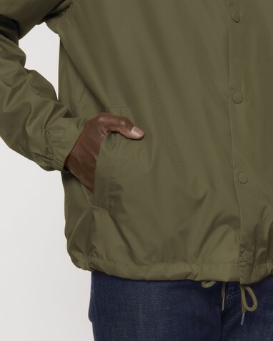 Coacher - Die Unisex-Coach-Jacke - British Khaki - S bedrucken, Art.-Nr. STJU833C0081S