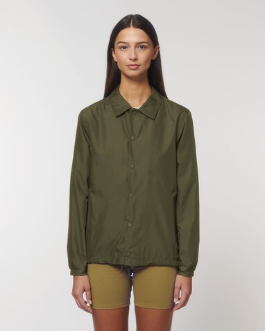 Coacher - Die Unisex-Coach-Jacke - British Khaki - XS bedrucken, Art.-Nr. STJU833C008XS
