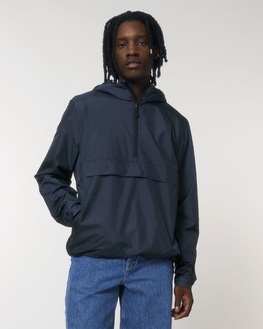 Speeder - Der Unisex-Anorak - French Navy - M bedrucken, Art.-Nr. STJU834C7271M