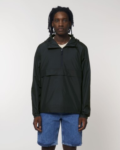 Speeder - Der Unisex-Anorak - Black - S bedrucken, Art.-Nr. STJU834C0021S