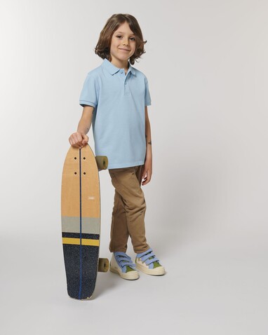 Mini Sprinter - Das Iconic Kinder-Polo - Sky blue - 3-4/98-104cm bedrucken, Art.-Nr. STPK908C23203