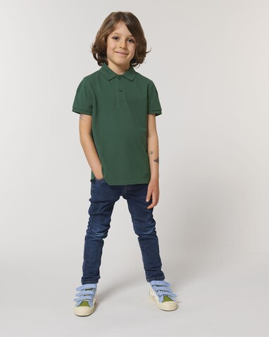 Mini Sprinter - Das Iconic Kinder-Polo - Glazed Green - 3-4/98-104cm bedrucken, Art.-Nr. STPK908C03603