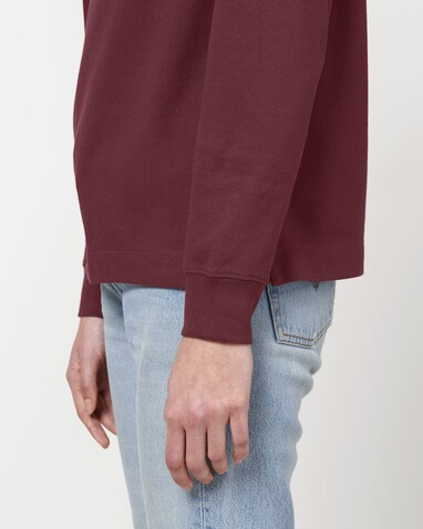 Prepster Long Sleeve - Burgundy - 3XL bedrucken, Art.-Nr. STPU332C2443X