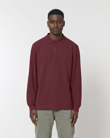 Prepster Long Sleeve - Burgundy - 3XL bedrucken, Art.-Nr. STPU332C2443X