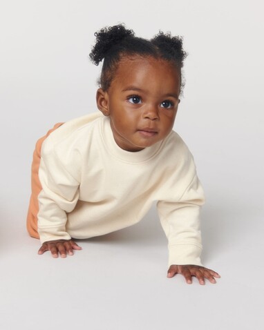 Baby Changer - Das Iconic Baby-Rundhals-Sweatshirt - Natural Raw - 18-24 m/86-92cm bedrucken, Art.-Nr. STSB920C054B4