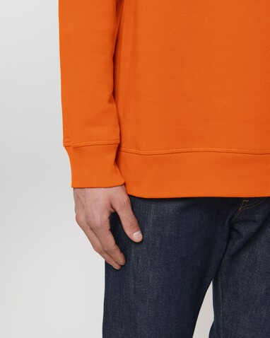 Roller - Das Rundhals-Unisex-Sweatshirt - Bright Orange - XXL bedrucken, Art.-Nr. STSU868C0132X