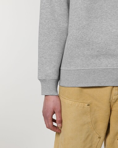 Roller - Das Rundhals-Unisex-Sweatshirt - Heather Grey - S bedrucken, Art.-Nr. STSU868C2501S