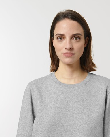 Roller - Das Rundhals-Unisex-Sweatshirt - Heather Grey - S bedrucken, Art.-Nr. STSU868C2501S