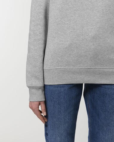 Roller - Das Rundhals-Unisex-Sweatshirt - Heather Grey - S bedrucken, Art.-Nr. STSU868C2501S