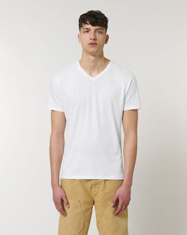 Stanley Presenter - Das Herren-T-Shirt mit V-Ausschnitt - White - L bedrucken, Art.-Nr. STTM562C0011L Stanley Presenter - Das Herren-T-Shirt mit V-Ausschnitt - White - L bedrucken, Art.-Nr. STTM562C0011L