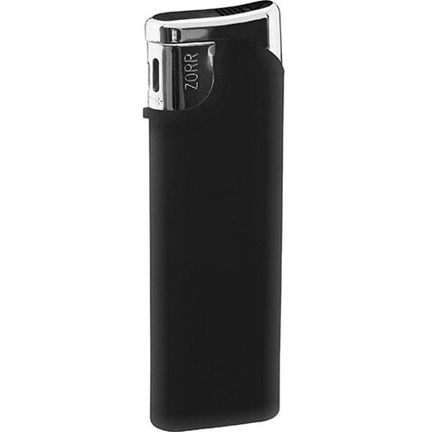 ZORR Slider Piezo Feuerzeug – schwarz matt bedrucken, Art.-Nr. 68169