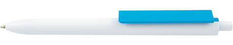 Kugelschreiber El Primero White – hellblau bedrucken, Art.-Nr. el_primero_White_hellblau Kugelschreiber El Primero White – hellblau bedrucken, Art.-Nr. el_primero_White_hellblau