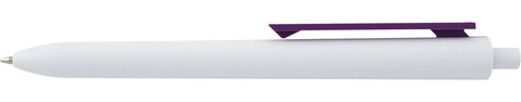 Kugelschreiber El Primero White – violett bedrucken, Art.-Nr. el_primero_White_violett