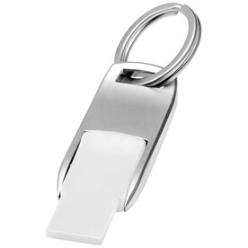 Flip USB Stick, weiss, silber, 1GB bedrucken, Art.-Nr. 1Z48101D