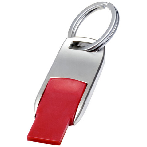 Flip USB Stick, rot, silber, 8GB bedrucken, Art.-Nr. 1Z48121H