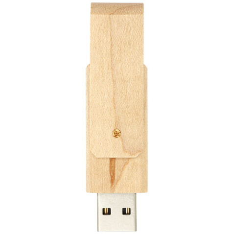 Rotate USB Stick aus Holz, hellbraun, 1GB bedrucken, Art.-Nr. 1Z48771D