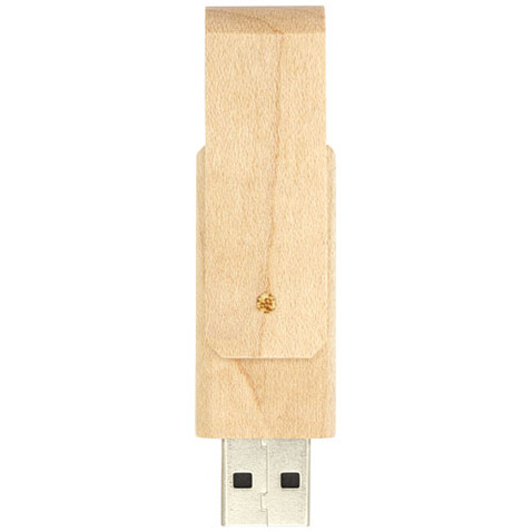 Rotate USB Stick aus Holz, hellbraun, 1GB bedrucken, Art.-Nr. 1Z48771D