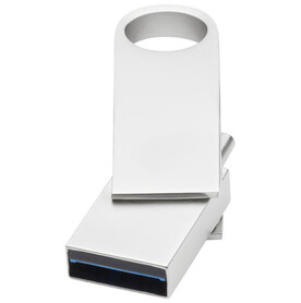 Typ C USB 3.0 Stick rund, silber, 32GB bedrucken, Art.-Nr. 1Z49081L