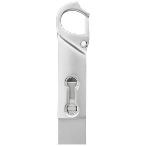 Typ C USB Stick 3.0 mit Karabiner, silber, 32GB bedrucken, Art.-Nr. 1Z49281L