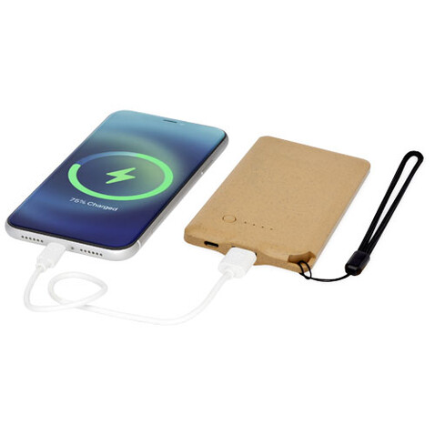 Eco 4000 mAh Powerbank, natur, 4000mAh bedrucken, Art.-Nr. 1Z71006G Eco 4000 mAh Powerbank, natur, 4000mAh bedrucken, Art.-Nr. 1Z71006G