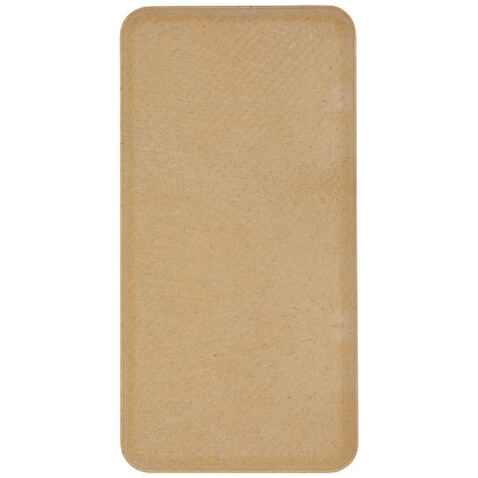 Eco 10.000 mAh Powerbank, natur, 10000mAh bedrucken, Art.-Nr. 1Z71206Q